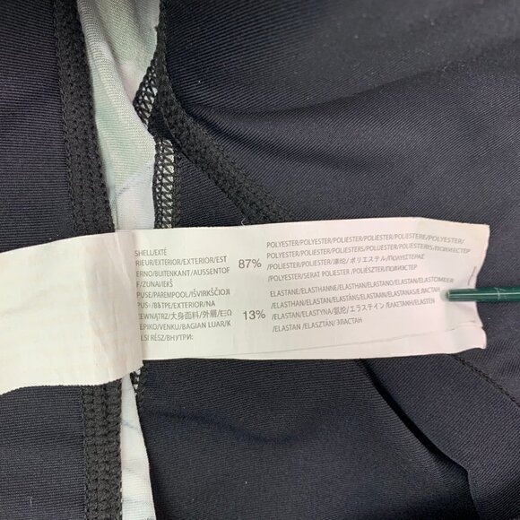 Mink Pink Size Medium Move Leggings Black & Tropical Floral Print & Mesh - Picture 6 of 8